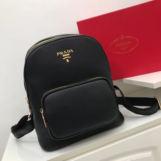 Prada Calf leather knapsack 2825 black