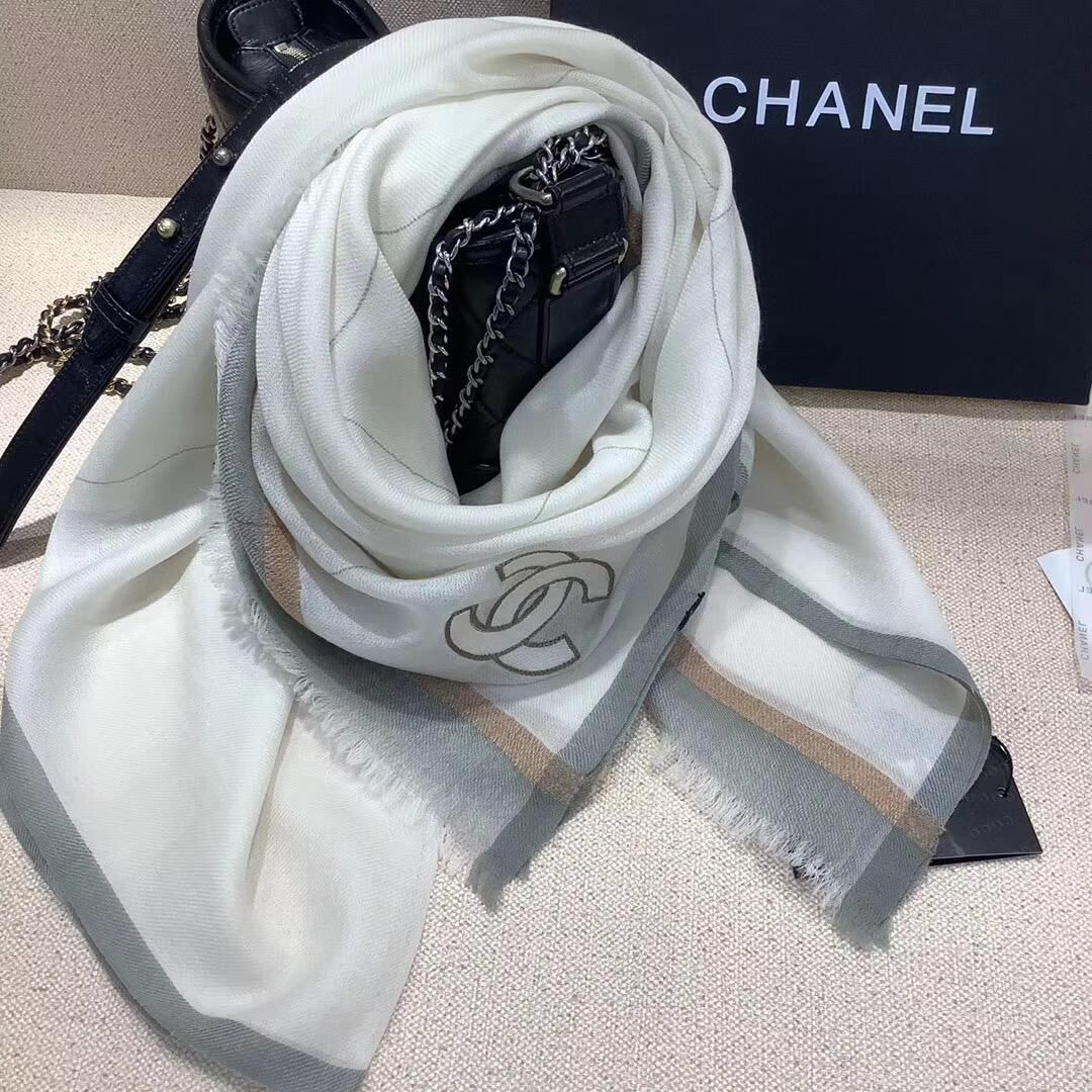 Chanel Scarf C1290 Gray