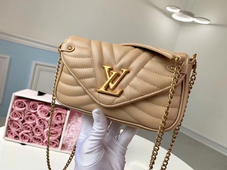 Louis Vuitton NEW WAVE Chain Bag M63956 apricot