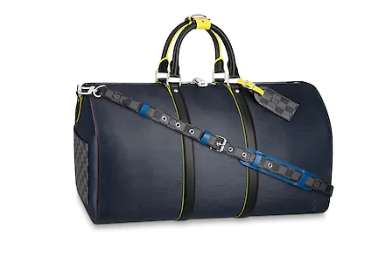 Louis vuitton original KEEPALL BANDOULIERE 50 M55149 blue