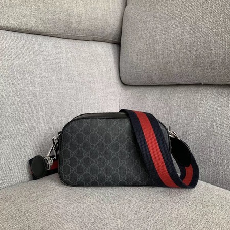 Gucci Canvas Messenger Bag 574886 black