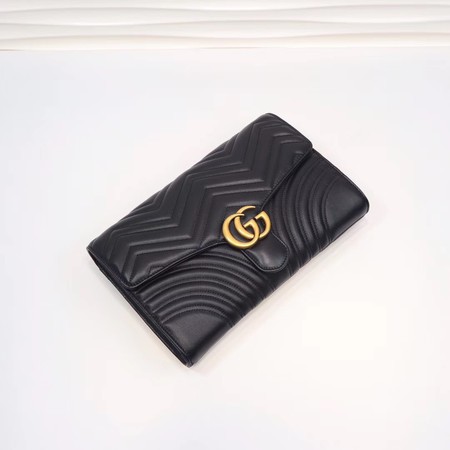 Gucci GG Marmont clutch 498079 black