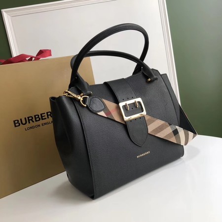 BURBERRY Medium Banner tote bag 0221 black