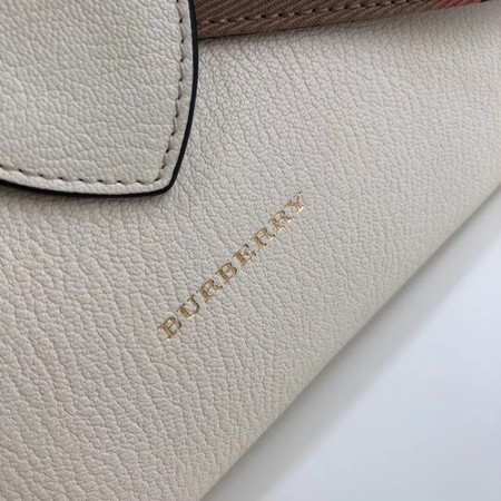 BURBERRY Medium Banner tote bag 0221 white