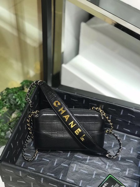 Chanel mini Shoulder Bag Leather B93825 black