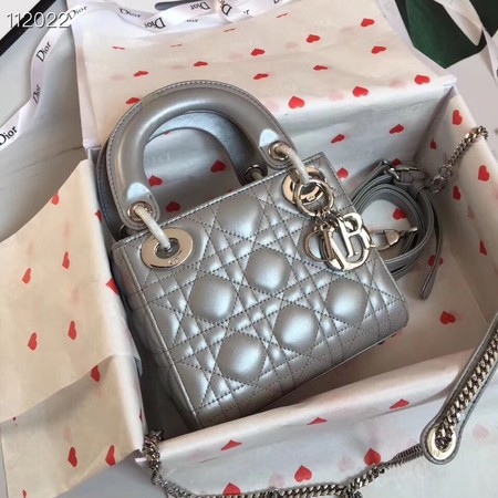 MINI LADY DIOR-TAS VAN LAMSLEER M15P grey