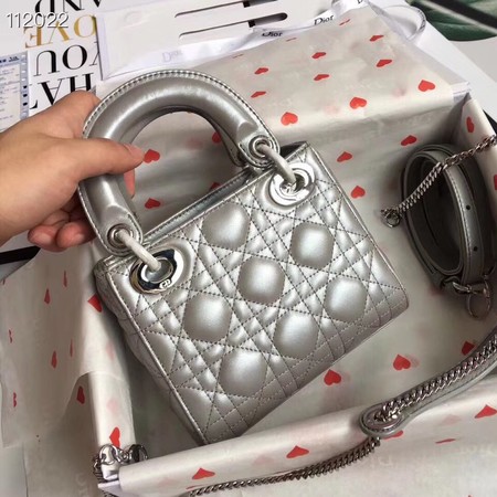 MINI LADY DIOR-TAS VAN LAMSLEER M15P grey