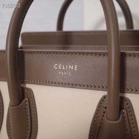 CELINE NANO LUGGAGE BAG IN LAMINATED LAMBSKIN 189244-1