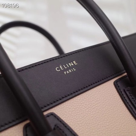 CELINE MICRO LUGGAGE HANDBAG IN LAMINATED LAMBSKIN 167793-2