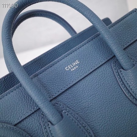 CELINE NANO LUGGAGE BAG IN LAMINATED LAMBSKIN 189244-20