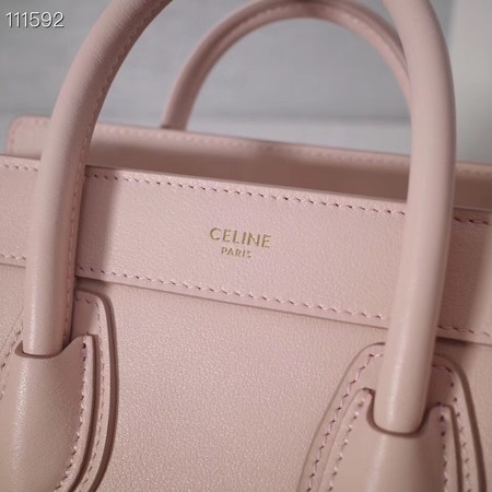 CELINE NANO LUGGAGE BAG IN LAMINATED LAMBSKIN 189244-22