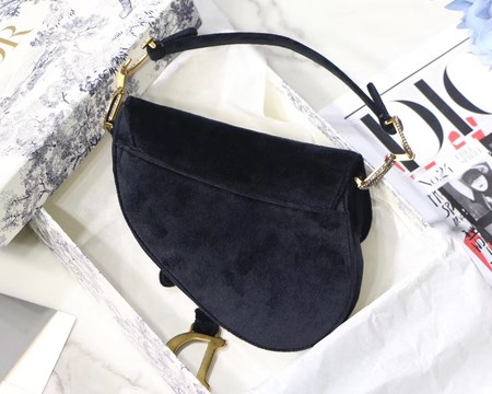 Dior MINI SADDLE BAG M447S Velvet black