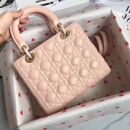 LADY DIOR LAMBSKIN BAG CAL44550 pink