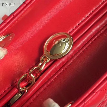 LADY DIOR LAMBSKIN BAG CAL44550 red