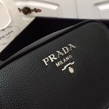 Prada Calf leather shoulder bag 1841 black