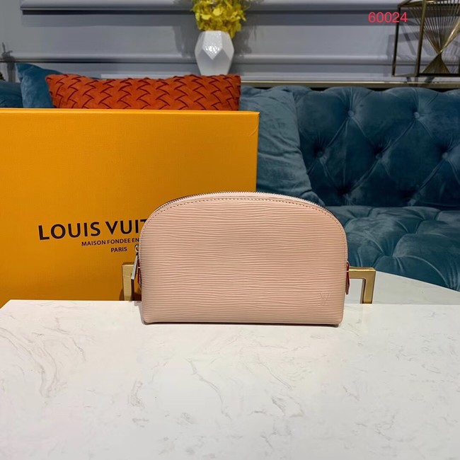 Louis vuitton original Epi Leather COSMETIC POUCH PM M52030 pink Rose Ballerine