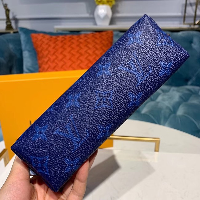 Louis vuitton original Monogram COSMETIC POUCH PM M52030 blue