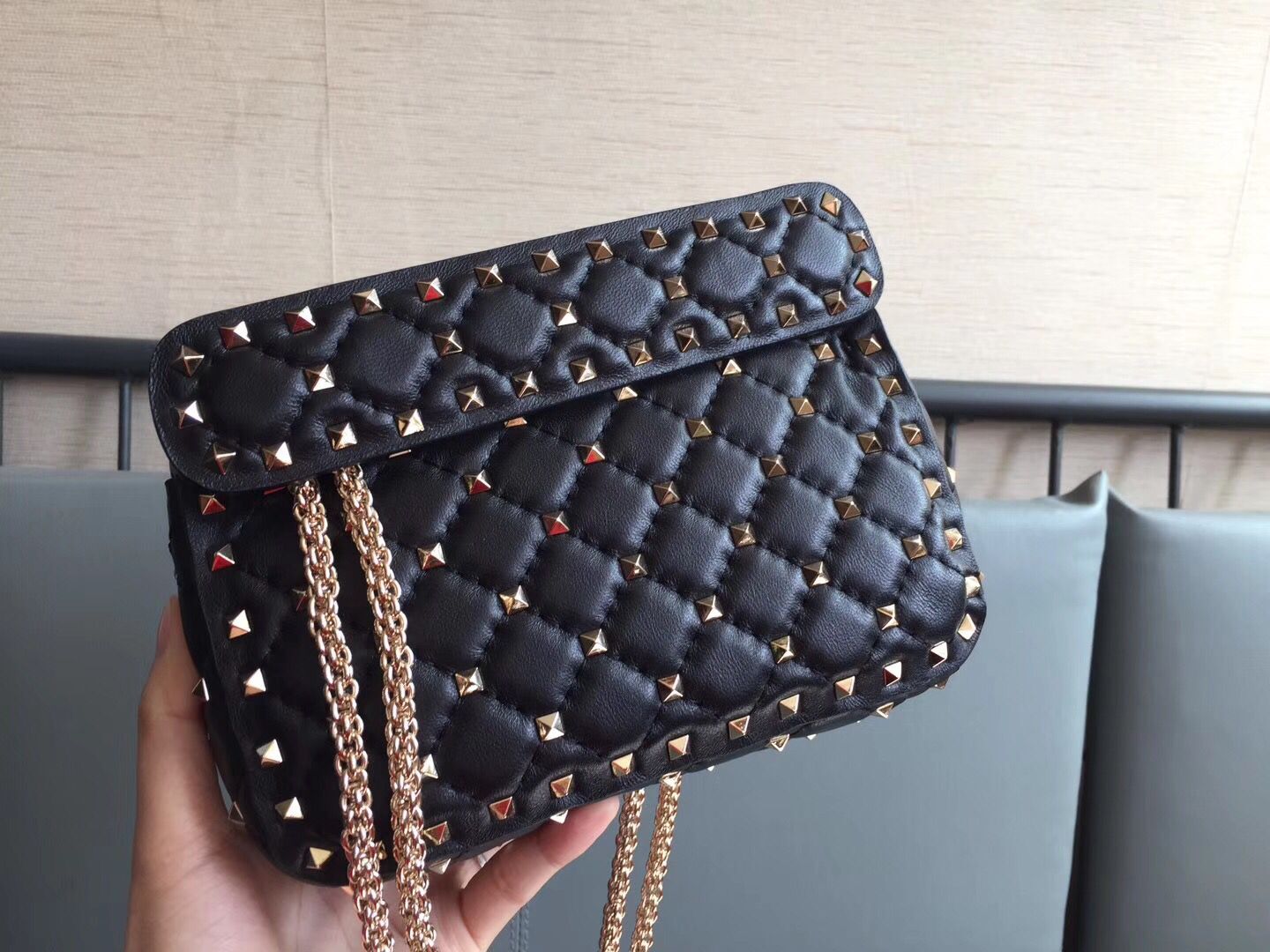 VALENTINO leather bag 0051 black