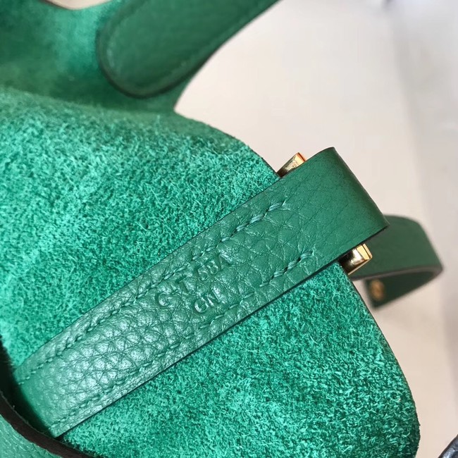 Hermes Picotin Lock PM Bags Original Leather H8688 green