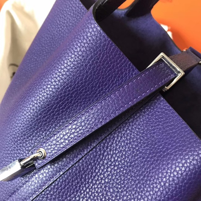 Hermes Picotin Lock PM Bags Original Leather H8688 violet