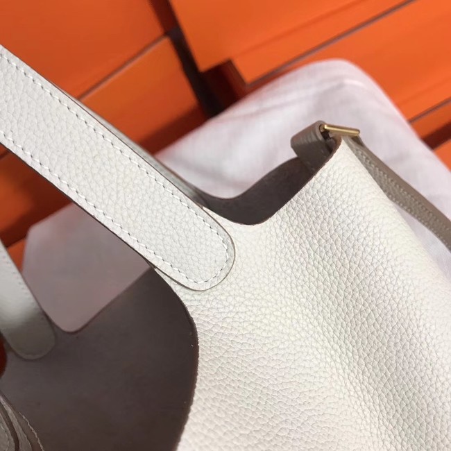 Hermes Picotin Lock PM Bags Original Leather H8688 white