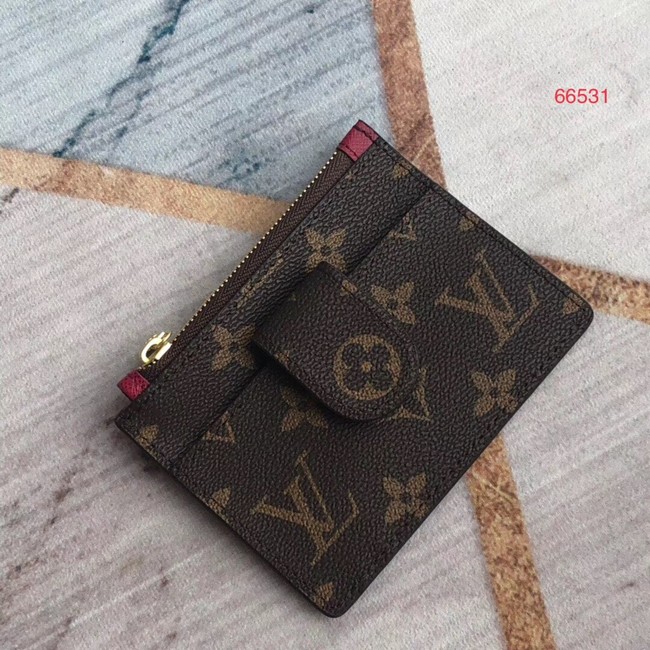 Louis Vuitton ZIPPED CARD HOLDER M66531 purplish