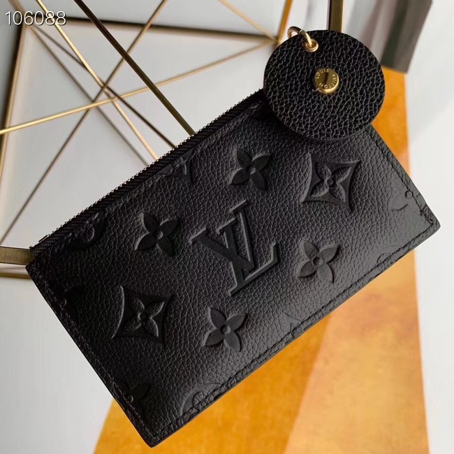 Louis Vuitton ZIPPED CARD HOLDER M68338 black