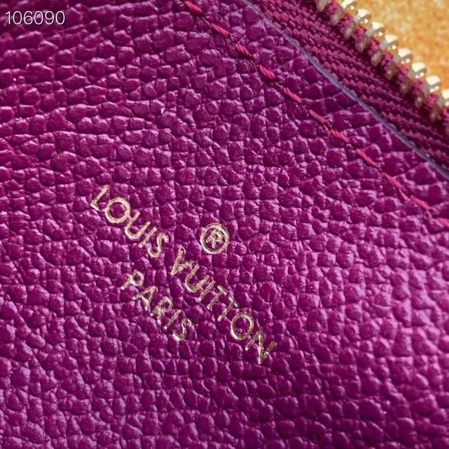 Louis Vuitton ZIPPED CARD HOLDER M68338 purplish