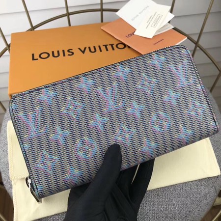 Louis Vuitton M68621 Zippy Wallet Monogram Pop Blue