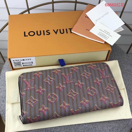 Louis Vuitton M68621 Zippy Wallet Monogram Pop Pink