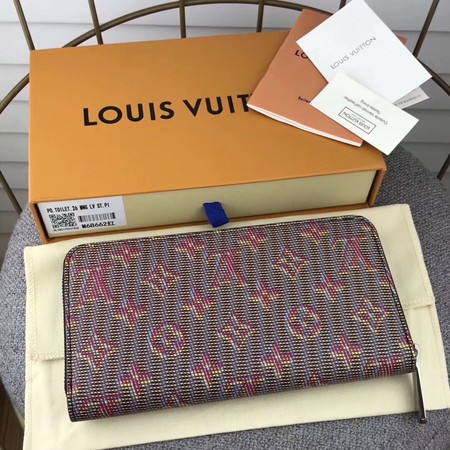 Louis Vuitton M68621 Zippy Wallet Monogram Pop Pink