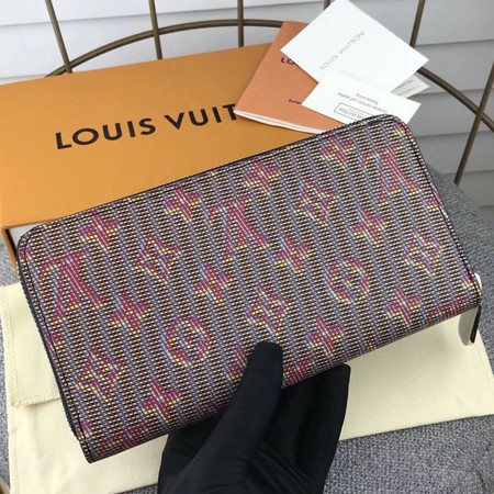 Louis Vuitton M68621 Zippy Wallet Monogram Pop Pink