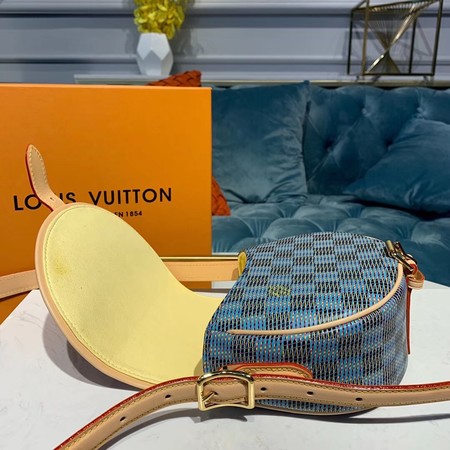 Louis Vuitton Tambourin M55460 Original Leather Blue Monogram Pop Print