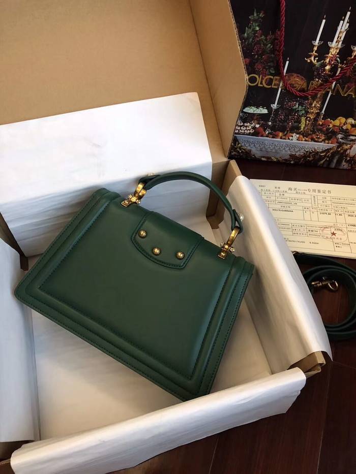 Dolce & Gabbana Origianl Leather Bag 4916 Green