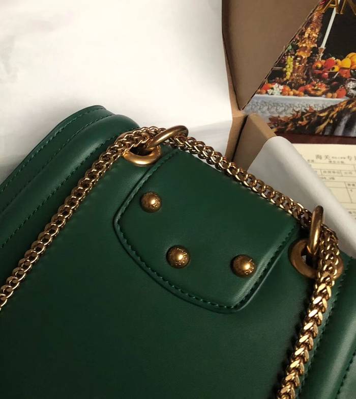 Dolce & Gabbana Origianl Leather Bag 4917 Green