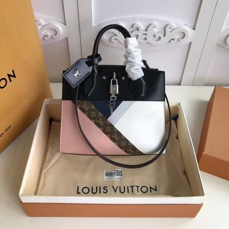 Louis Vuitton Original Leather CITY STEAMER M53802 Pink&Black