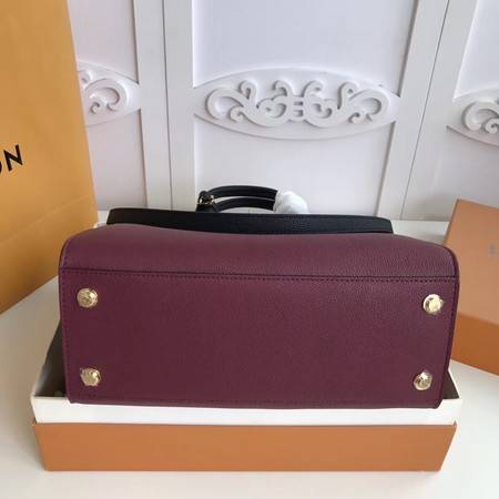 Louis Vuitton Original Leather CITY STEAMER PM M55062 Black&Wine