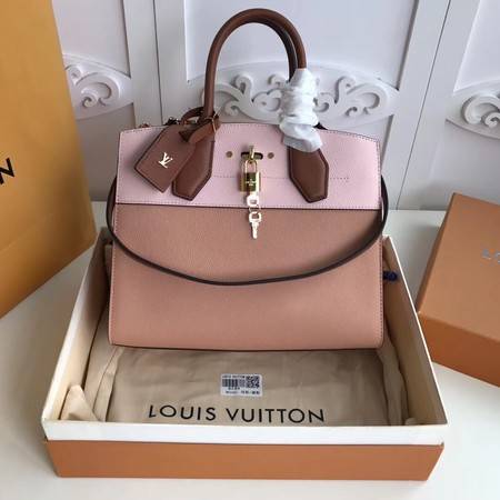 Louis Vuitton Original Leather CITY STEAMER PM M55062 Pink&Apricot