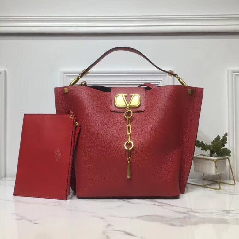 VALENTINO Origianl Leather Bag V0008 Red