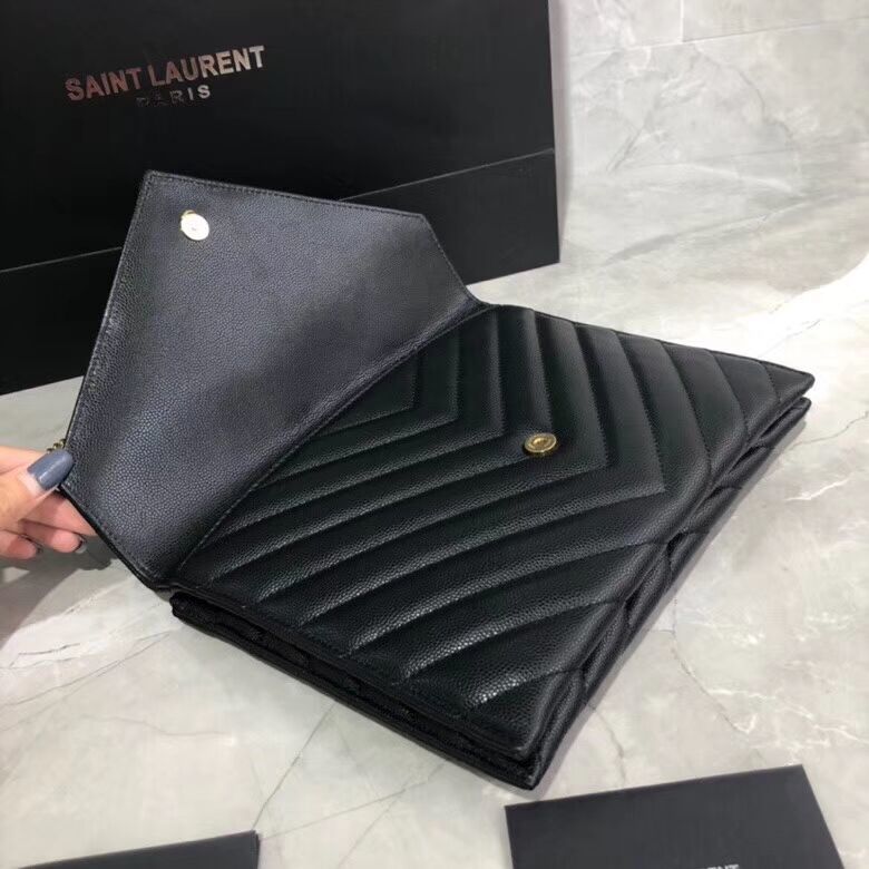 Yves Saint Laurent Shoulder Bag Original Leather Y569267 Black