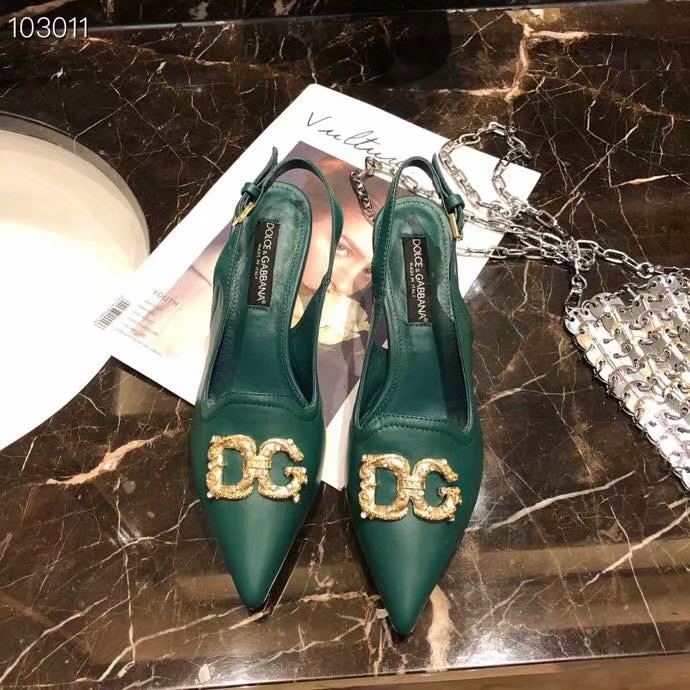 Dolce & Gabbana 6CM High Heels Shoes DG446SJC-1