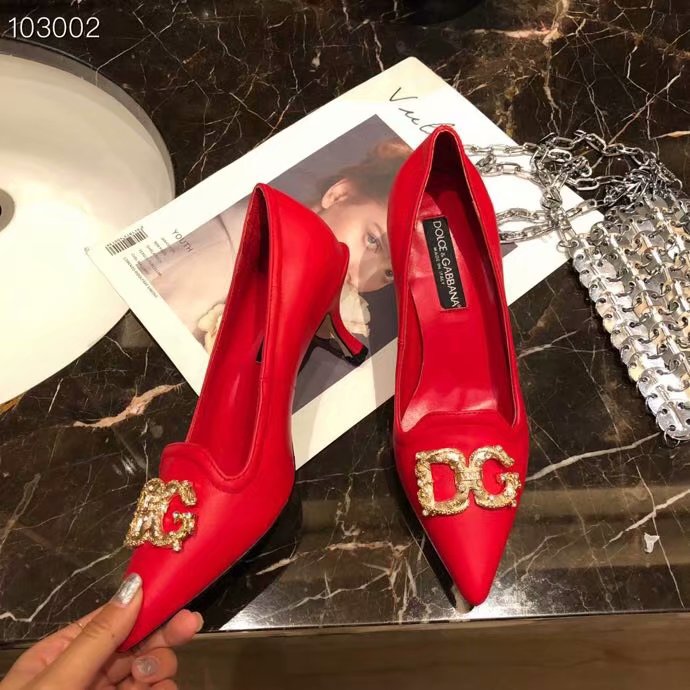 Dolce & Gabbana 6CM High Heels Shoes DG447SJC-5