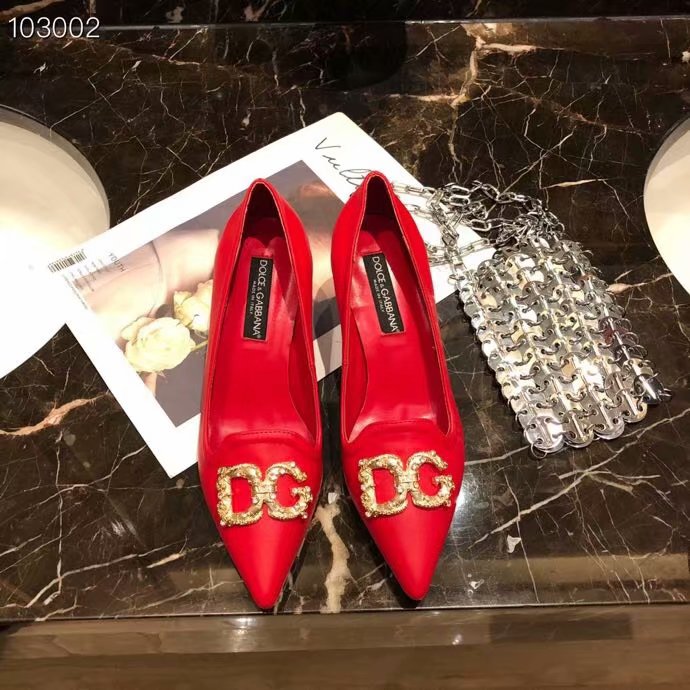 Dolce & Gabbana 6CM High Heels Shoes DG447SJC-5