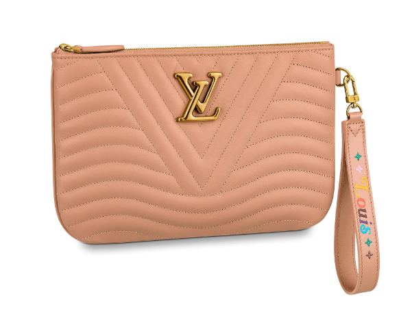 Louis Vuitton NEW WAVE Zipper Clutch bag M67500 Noisette