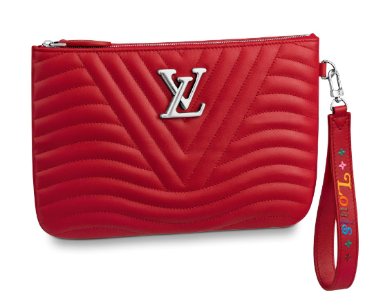 Louis Vuitton NEW WAVE Zipper Clutch bag M67500 red