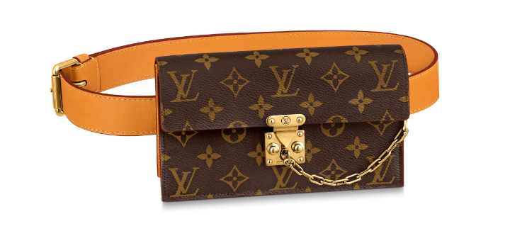 Louis Vuitton S LOCK Chain waist pocket M68549