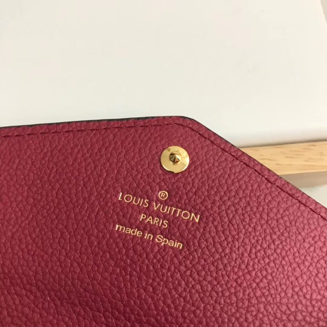 Louis Vuitton card holder N60633 purplish