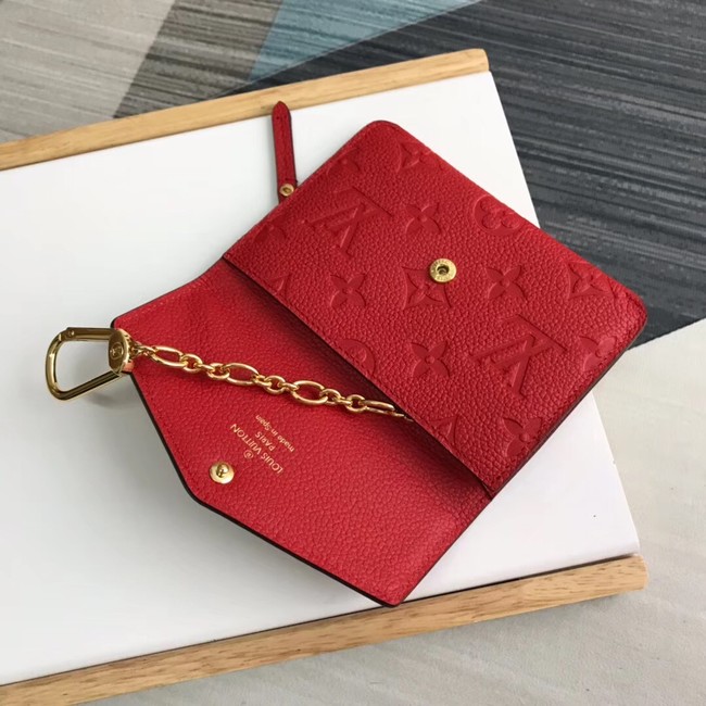 Louis Vuitton card holder N60633 red