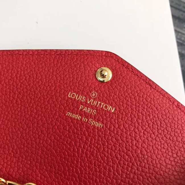 Louis Vuitton card holder N60633 red