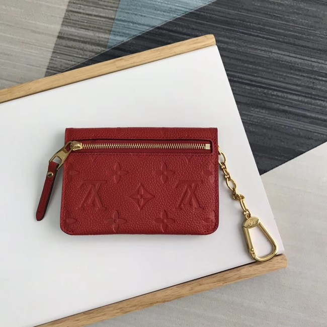 Louis Vuitton card holder N60633 red